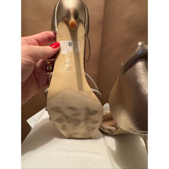 Dune London Moral Gold Heels - Picture 7 of 8